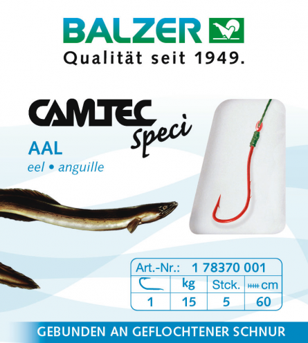 Balzer Camtec Aal 60cm geflochten  #1 15Kg