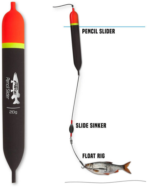 Quantum Mr. Pike Pencil Slider Raubfischpose