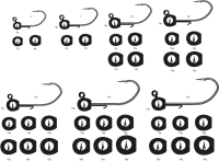 VMC Bullet Jig 5g #2 3 Stück