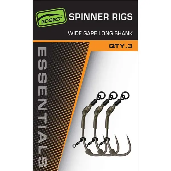 Fox Edges Spinner Rigs Wide Gape Long Shank #4