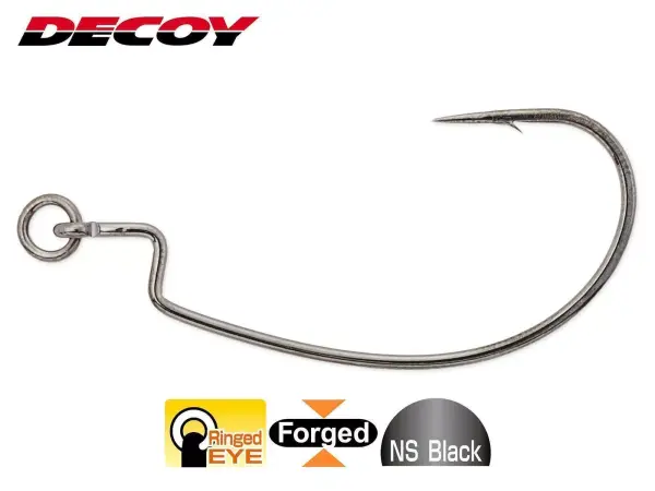 Decoy Ringed Kg Offset Hook Worm417 Offsethaken