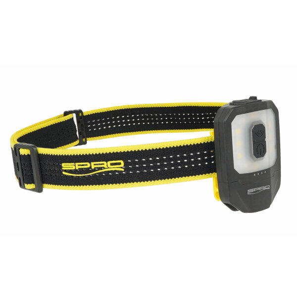 Spro Multilight Sense USB whit/red 200L Kopflampe