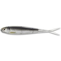 Live Target Twitch Minnow Soft Jerkbait 100mm Silver / Smoke