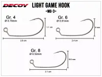 Decoy Light Game Hook MG-3 817872 #4