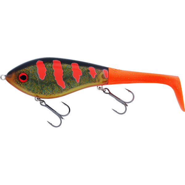 Westin Swim Tail Hybrid 12cm 68g Sinking 1 Body 2 Tails 3D Motoroil Blood