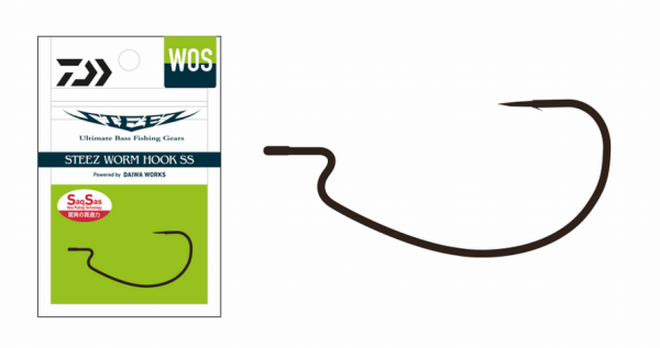 Daiwa Steez Worm Hook SS Wide Offset Haken