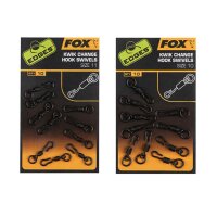 Fox Edges Kwik Change Hook Swivels 10 Stück