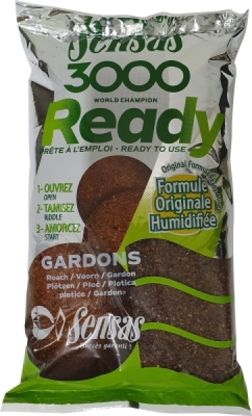 Sensas 3000 Ready Rotaugen 1,25Kg feuchtes Futter