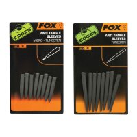 Fox Edges Anti Tangle Sleeves Tungsten 8 Stück