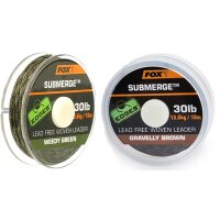 Fox Edges Submerge Lead Free Woven Leader 30lb / 13.6kg 10m