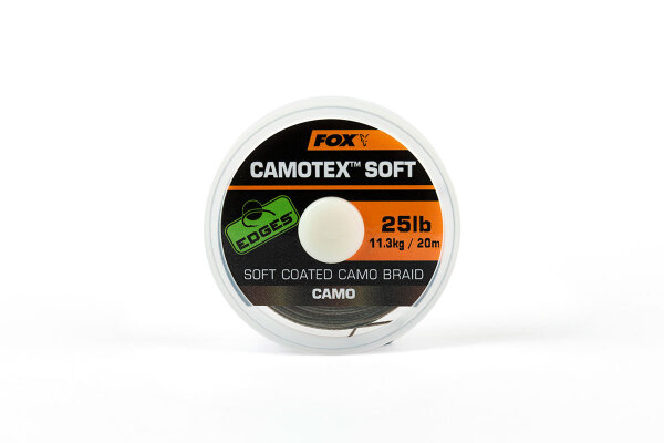 Fox Edges Camotex Soft Coated Camo Braid 20m