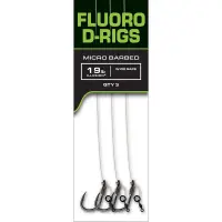 Fox Carp Ready Rigs  Fluro D-Rigs Micro Barbed 3 Stück