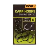 Fox Carp Hooks - Stiff Rig Beaked 10Stück