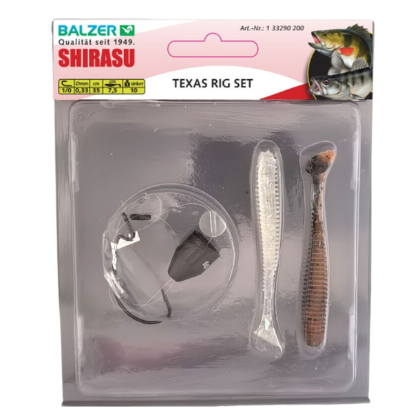 Balzer Shirasu Texas Rig Set #1/0 0,33mm 35cm