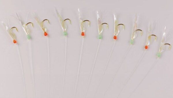 HIKARU Rainbow Fish Skin Hook Gr. 7 mit 10 Haken