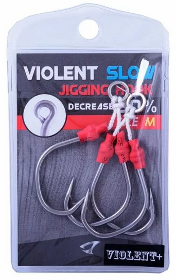 Jigging Master Violent Slow Jigging Hooks 2x2 Stück