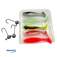 Pilkmaxx MUSTAD UP Nymphe MICRO +5 Gummis Gr.10 1,25g 3...