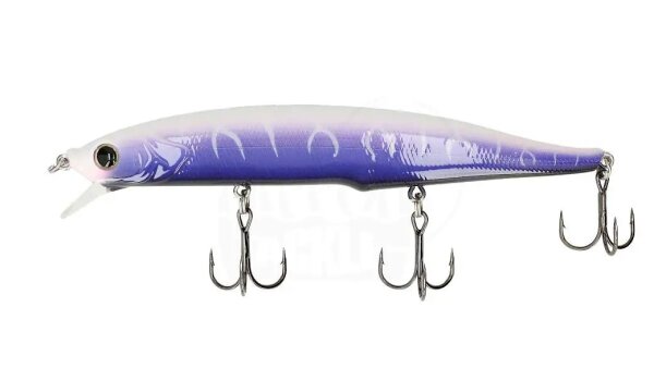 A-TEC Crazee Minnow 130SF SSR Silent 20g Purple White Tiger