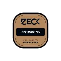 Zeck 7x7 Steel Wire Stahlvorfach 5m Super weich