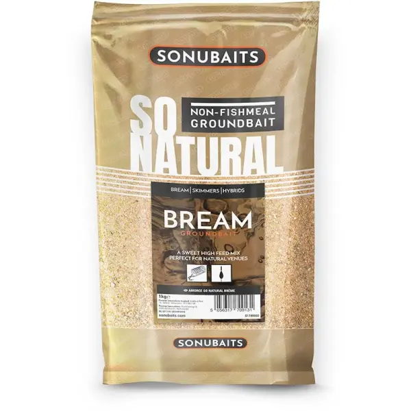 Sonubaits So Natural Non-Fishmeal Groundbait Bream Groundbait 1Kg