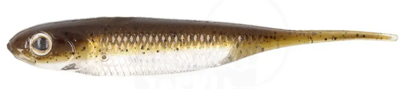 Fish Arrow Flash J 4" #001 Green Pumpkin / Silver