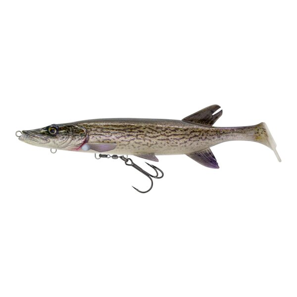 Savage Gear 3D Pike Shad 20cm 65g Slow Sink White Pike