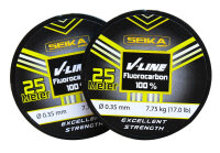 Seika V-Line Fluorocarbon 25m 0,35mm 7,75Kg