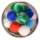 Jenzi Trout Balls Knoblauch Flavored Cotton 30 Stück im Glas