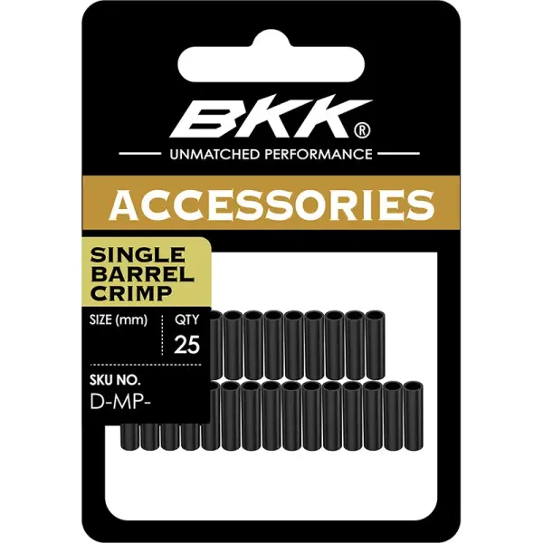 BKK Accessories Single Barrel Crimp1,6*10mm 25 Stück