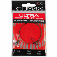 Climax Ultra Light Flexsteel Leader 1x19 5Kg 60cm 2...