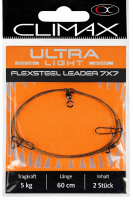Climax Ultra Light Flexsteel Leader 7x7 5Kg 60cm 2...