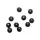 Zeck Rubber Beads 8mm 10 Stück