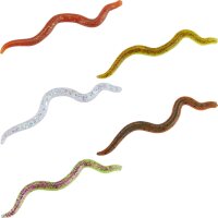 Balzer Shirasu Street Wiggle Worm Floating 8cm 6 Stück