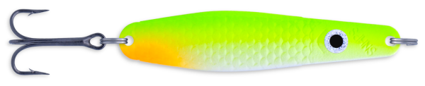 Gladsax Fiske Snaps 20g Weiß Chartreuse oranger Punkt
