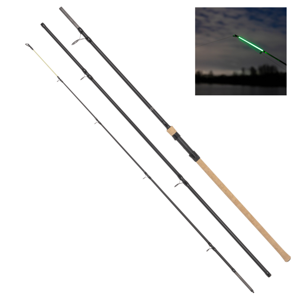 Zebco After Dark Hell Light 3-teilig mit leuchtender Spitze