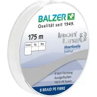 Balzer Iron Line 8 Seatrout 0,12mm 9,8Kg 175m Weiß