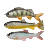 Pulz Bait Roach Perch Trout Skinz 15cm 3er MIX...