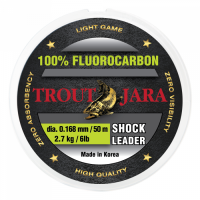 Trout Jara 100% Fluorocarbon 0,168mm 2,7Kg 50m