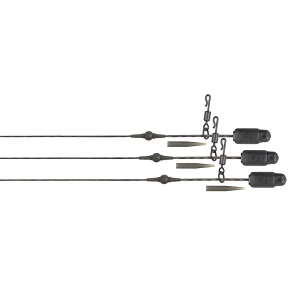 Fox Edges Submerge Heli-Clip Rigs 40lb Naturals 3 Stück
