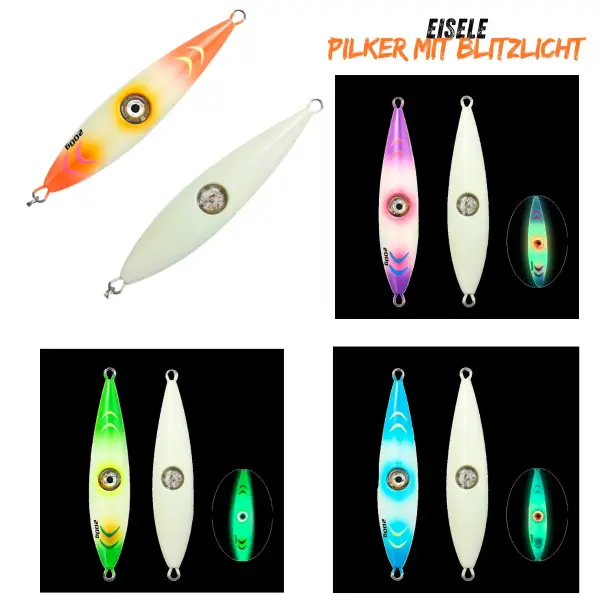 Eisele JDM Lightning Jig Pilker mit Blitzlicht