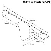 NashScope OPS Hi Protect 10ft 2 Rod Skin Rutentasche