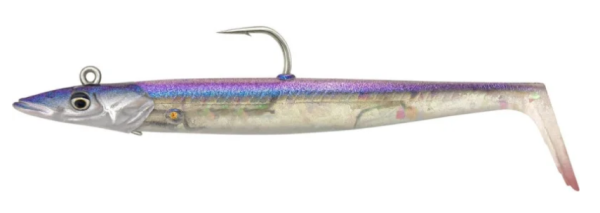Savage Gear Sandeel V2 18cm 86g Sinking Blue Sandeel 2+1