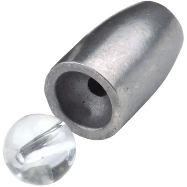Spro Stainless Steel Bullet Sinkers + Glass Beads