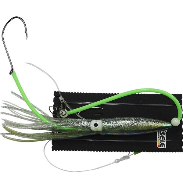 Eisele Sea-Fishing Leng Zielfisch-System I 2x 10/0 Carbon-Haken
