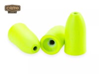 CAMO Tungsten Bullet Weight - Chartreuse 7.0g (3 Stk.)