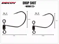 Decoy Drop Shot Worm123 - Gr. 4