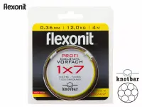 Flexonit 4 m Stahlvorfach 1x7 - 5,3 kg (0,24 mm)