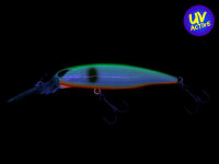 Nories Laydown Minnow Deep JW - Lime Ayu/Orange Belly