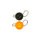 Omura Tungsten Cheburashka 1,0gr. schwarz-orange
