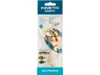 Kinetic Sabiki Scandic #1/0 Pearl/Yellow/Orange